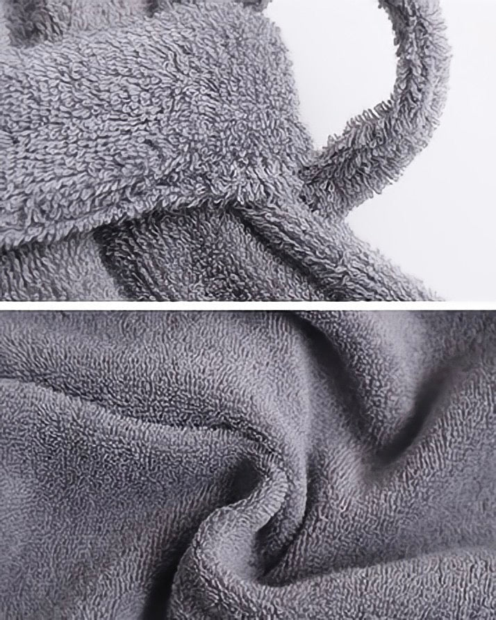 Classic Ultra-Soft Absorbent Cotton Bathrobe / Pink
