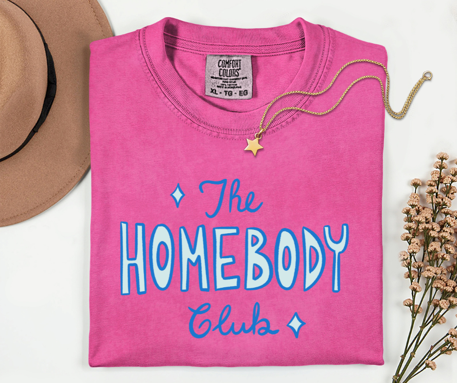Vintage Homebody Club Adult Tee