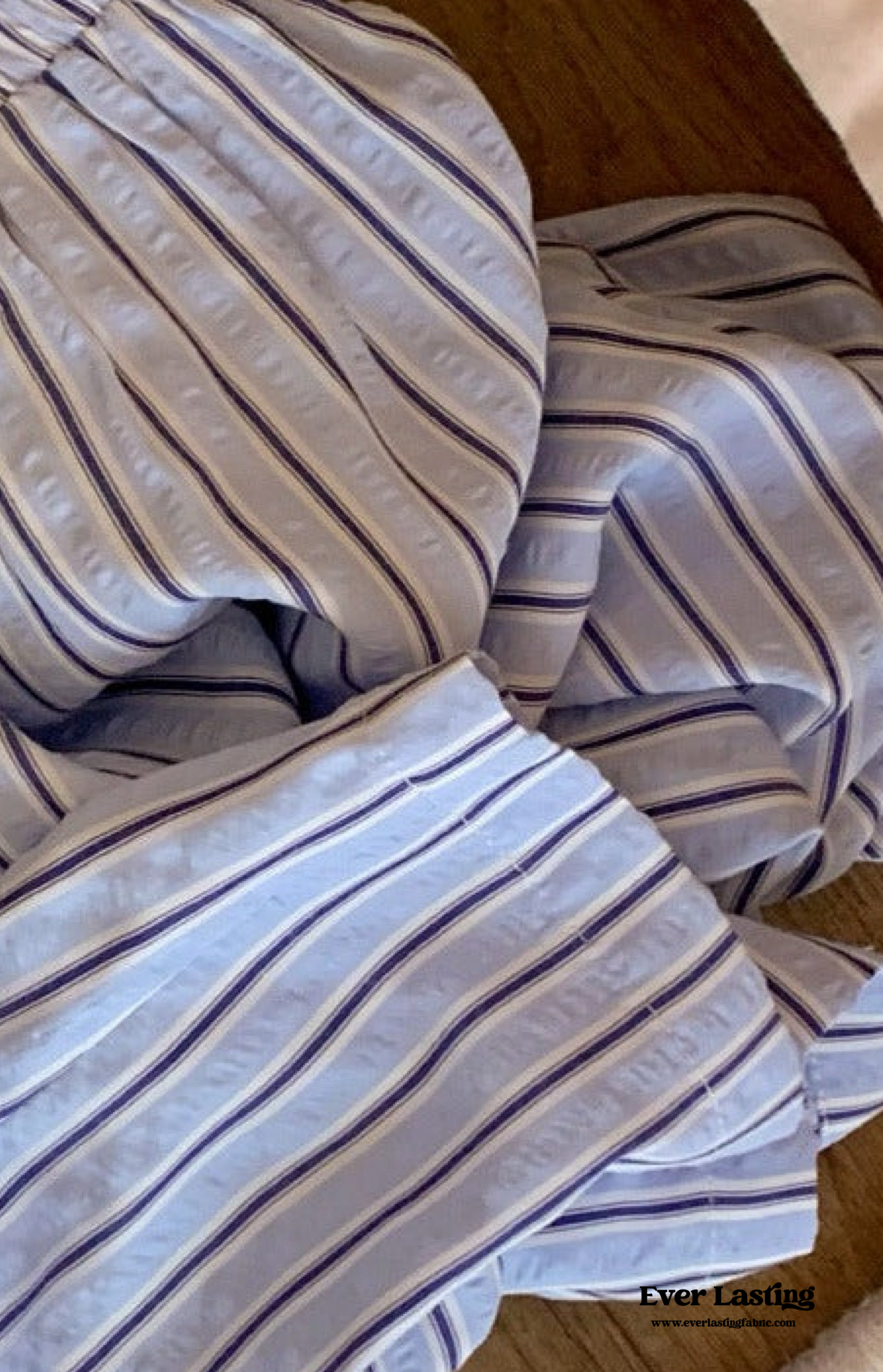 Candy Stripe Shorts Lounge Bottoms / Blue