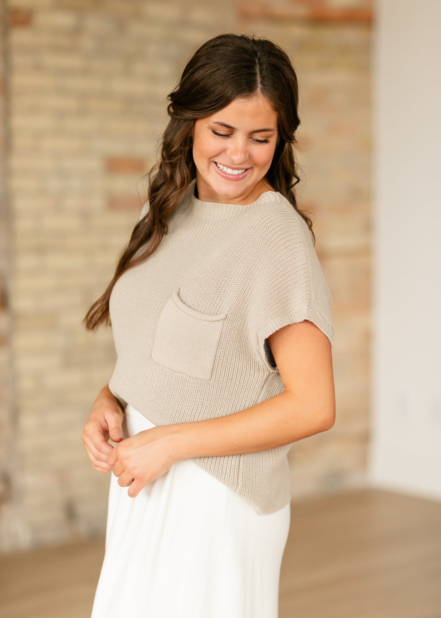 Danya Knit Sweater Set Top + Skirt