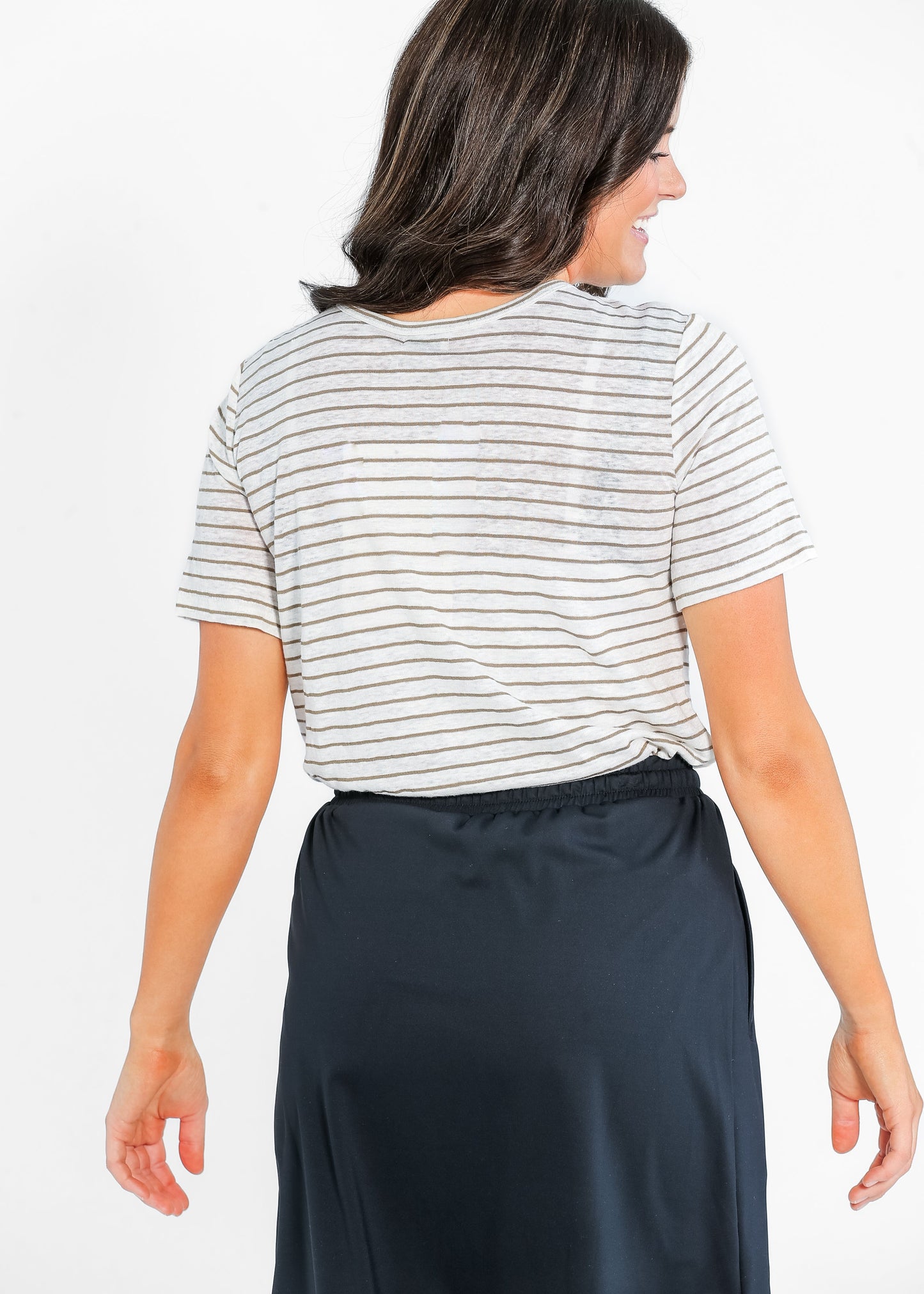 Essential Linen Short Sleeve Top
