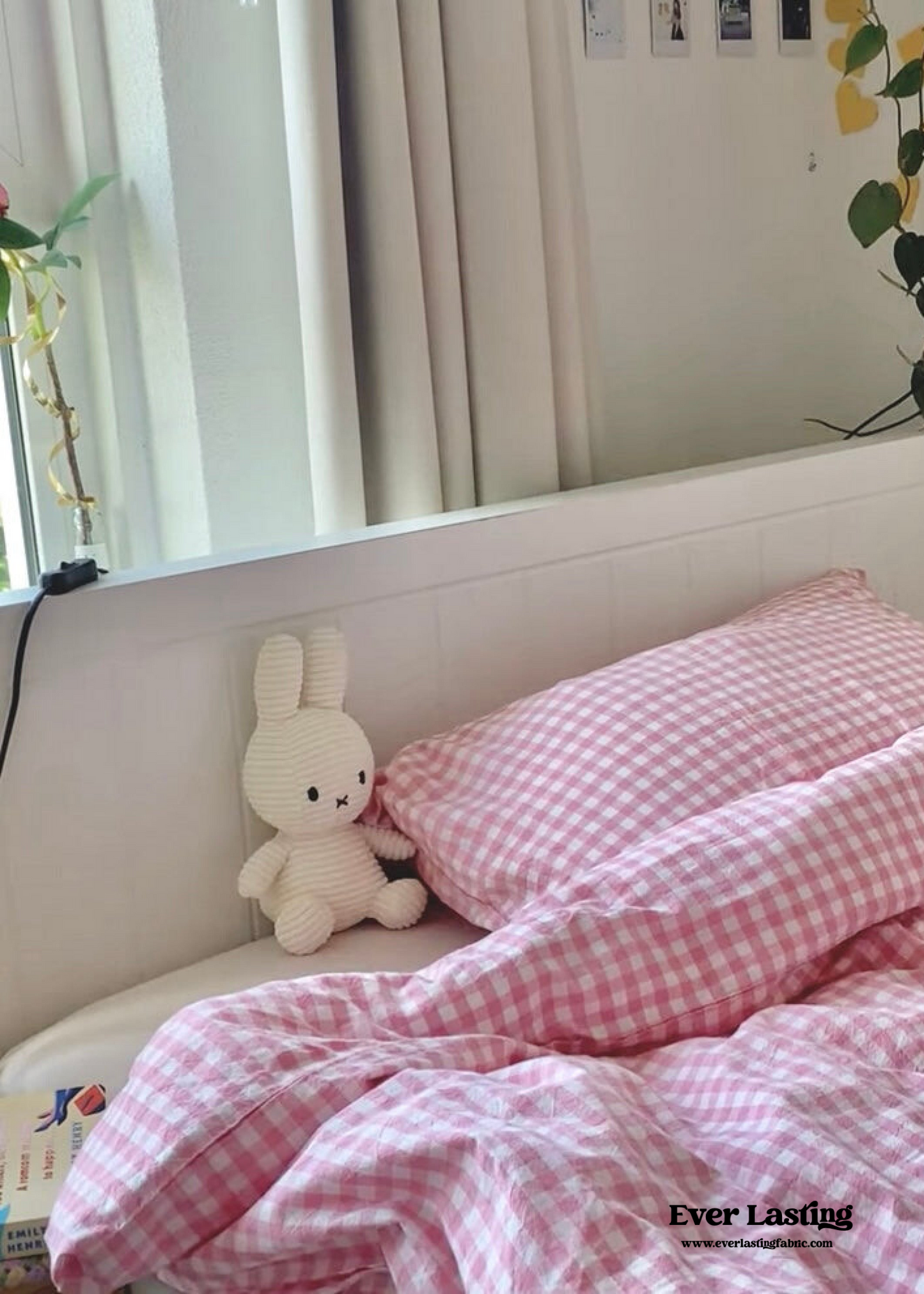 Gingham Bedding Set / Green