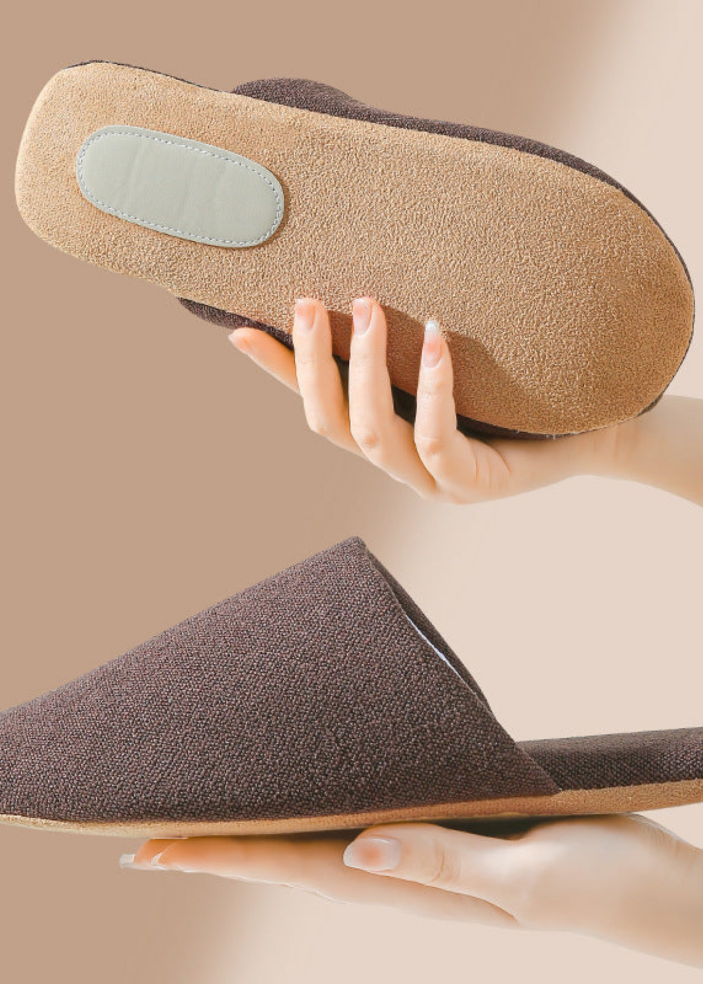 Modern House Slipper / Brown