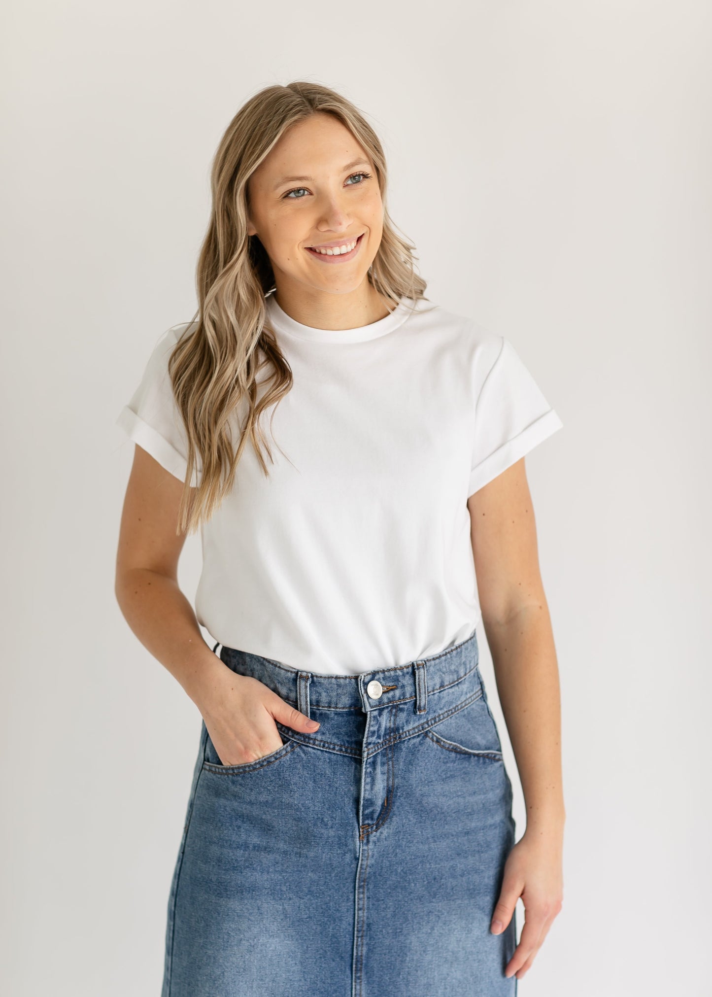 Short Sleeve Essential Basic Top
