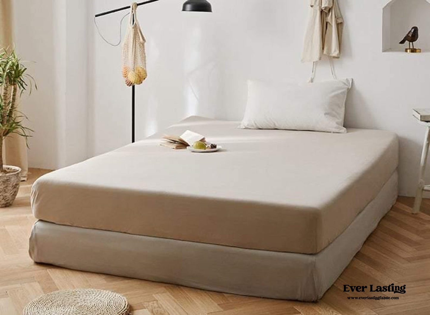 Solid Bedding Set / Beige