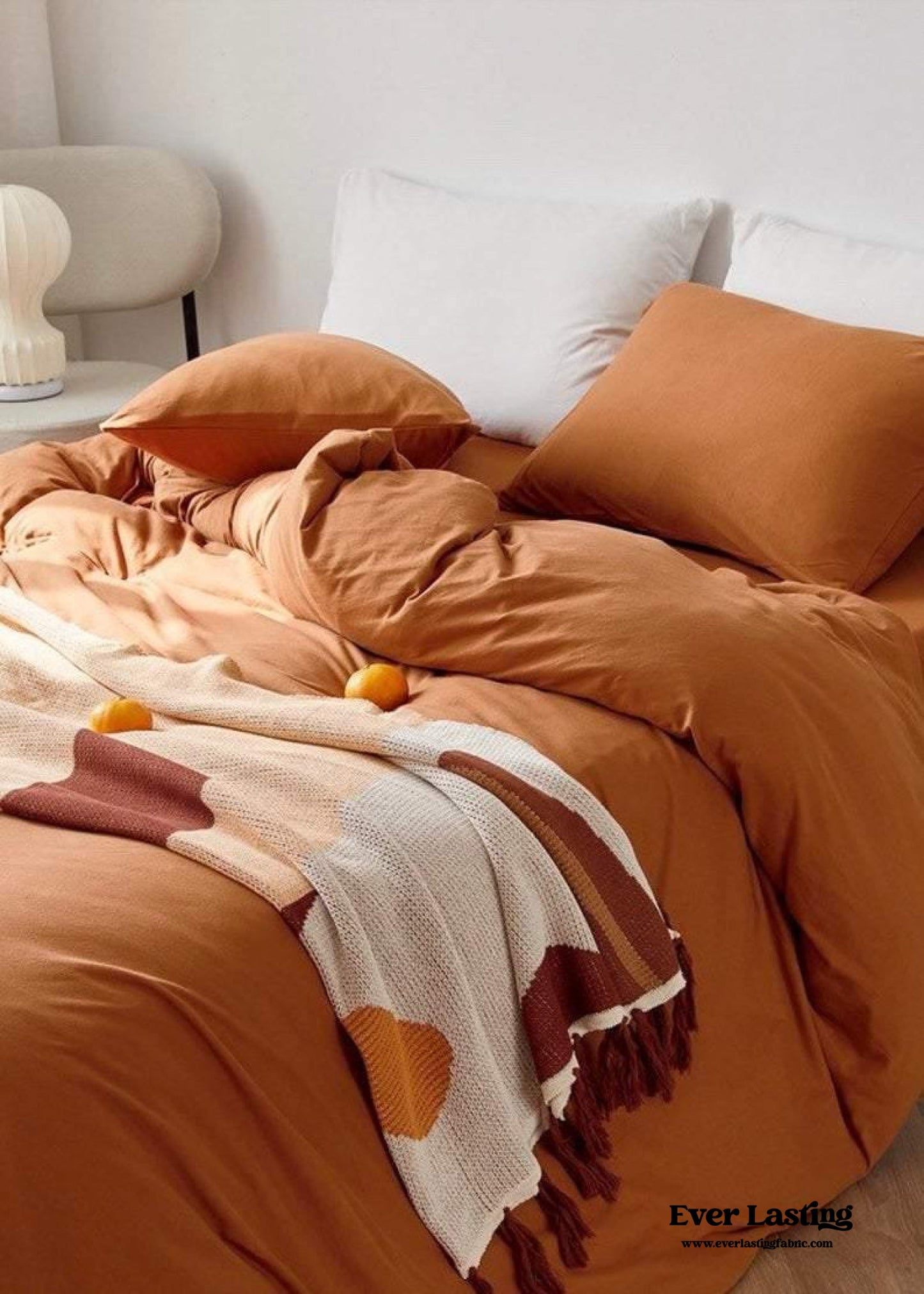 Solid Bedding Set / Beige