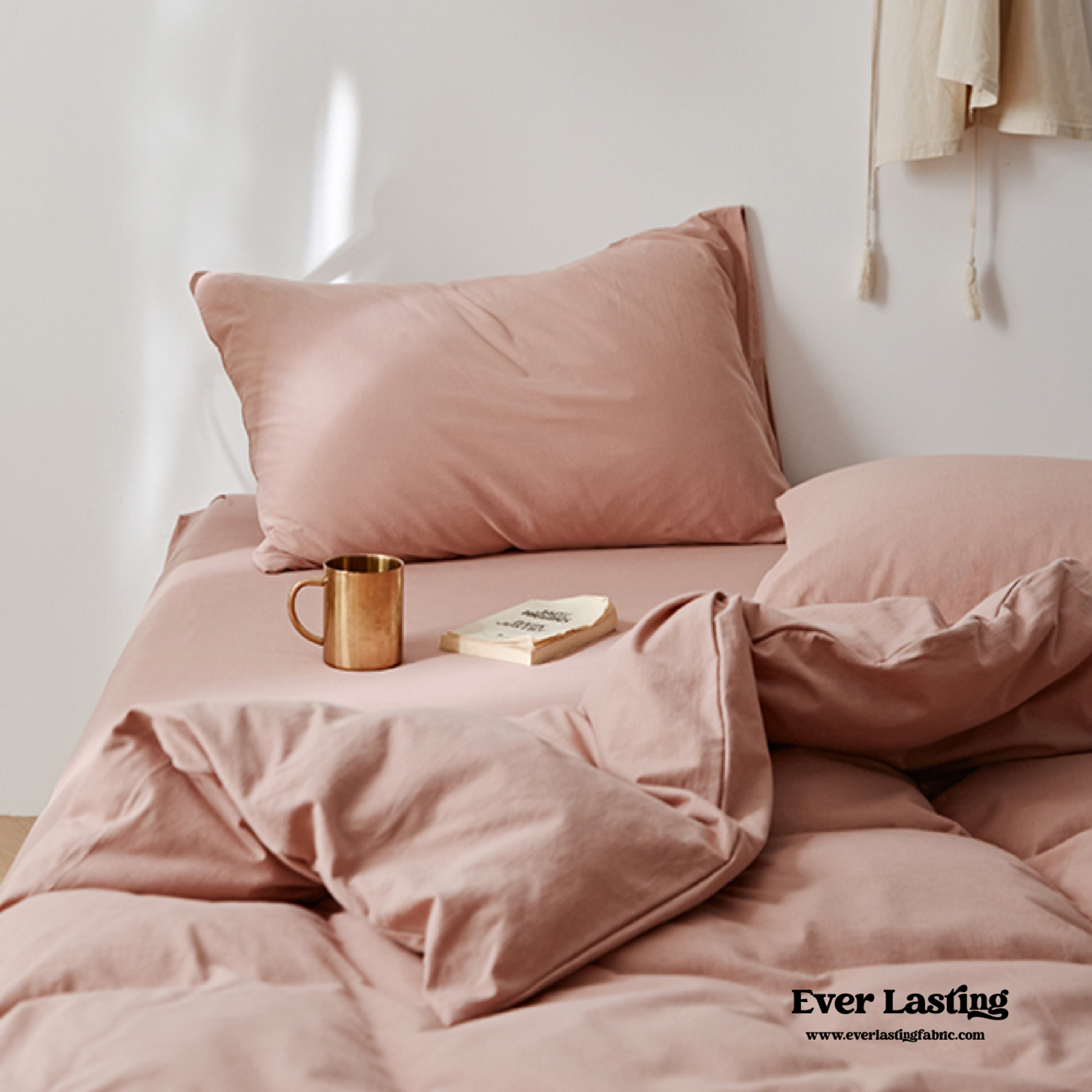 Solid Bedding Set / Beige