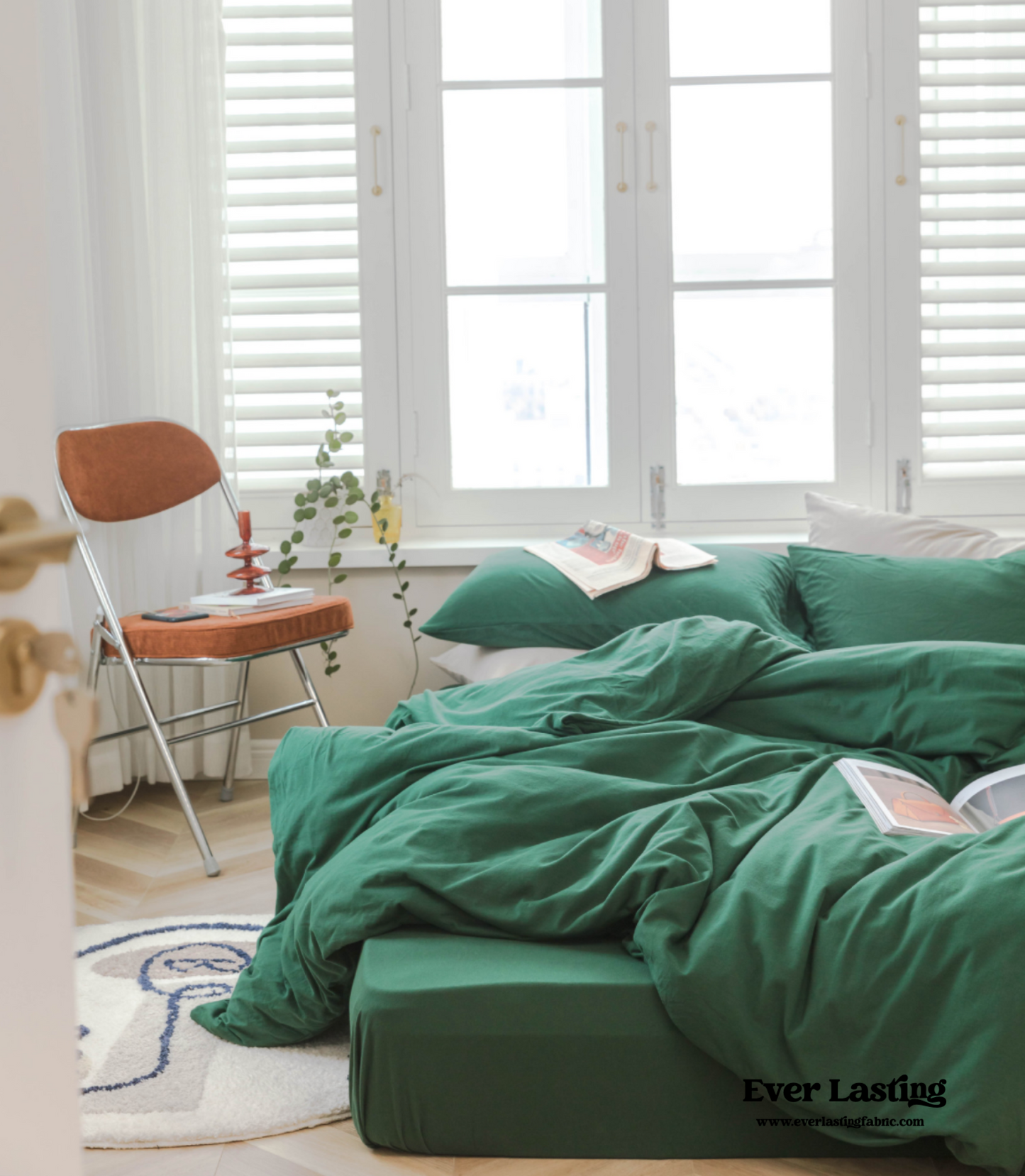 Solid Bedding Set / Beige