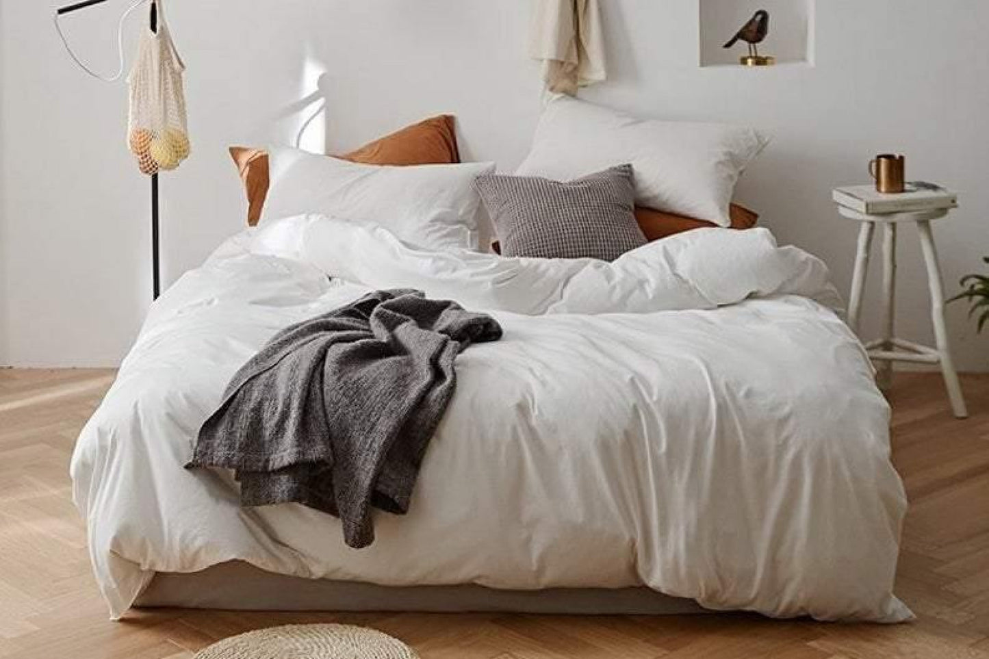 Solid Bedding Set / Beige