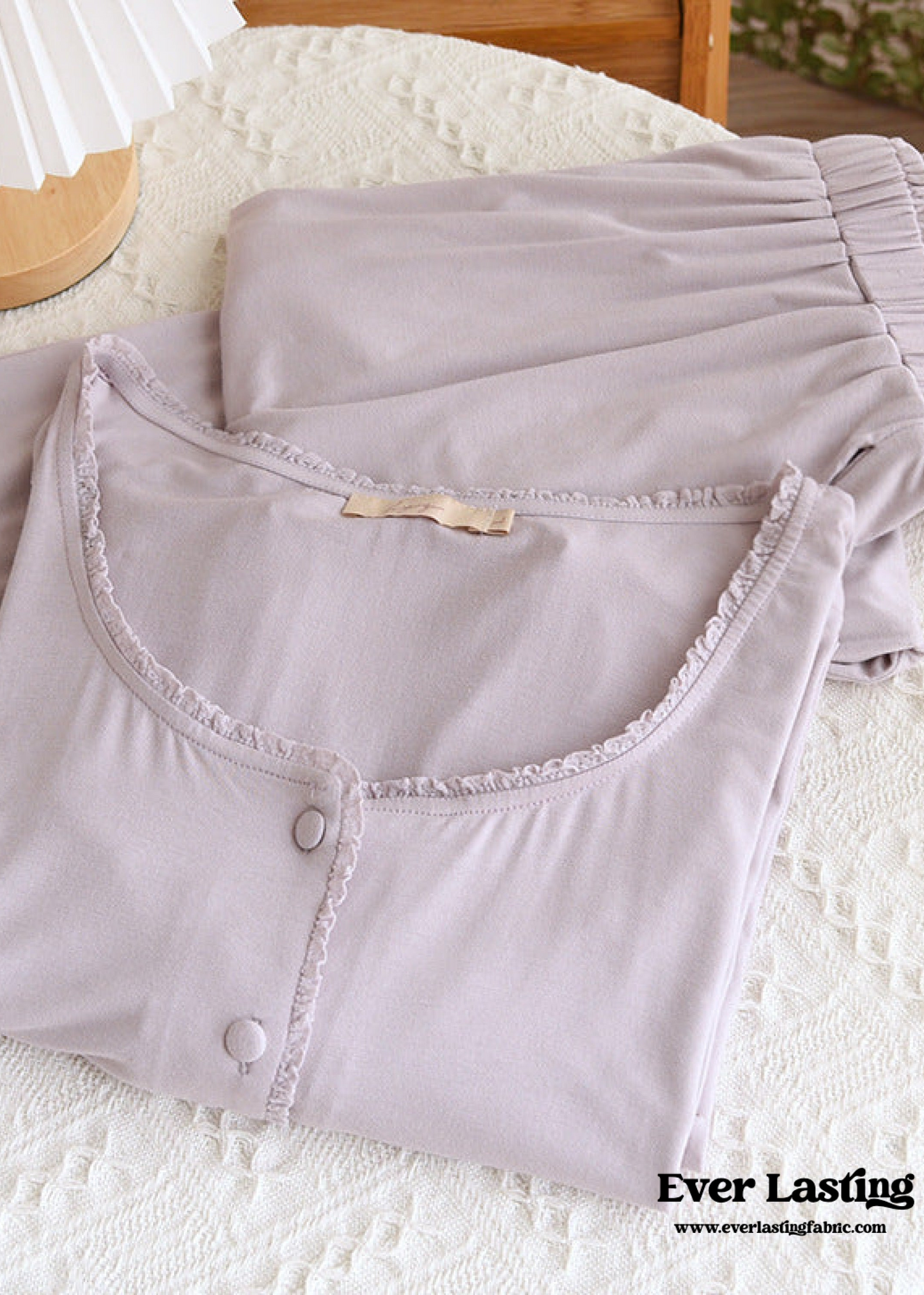 Solid Pajama Set / Purple