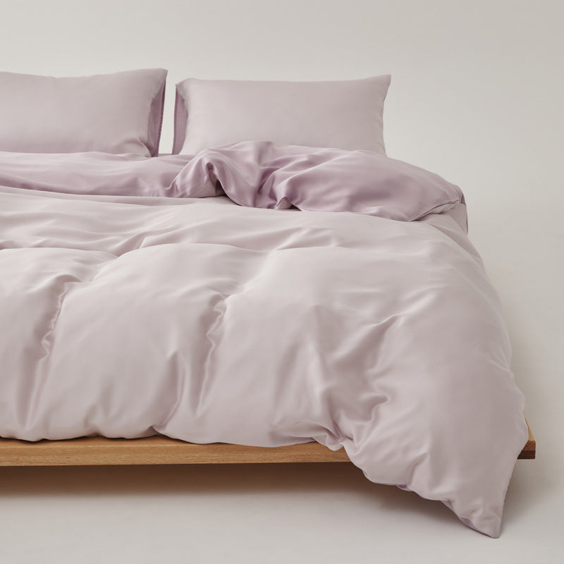 Adeline Pastel Silky Cooling TENCEL™ Bedding Set / Brown