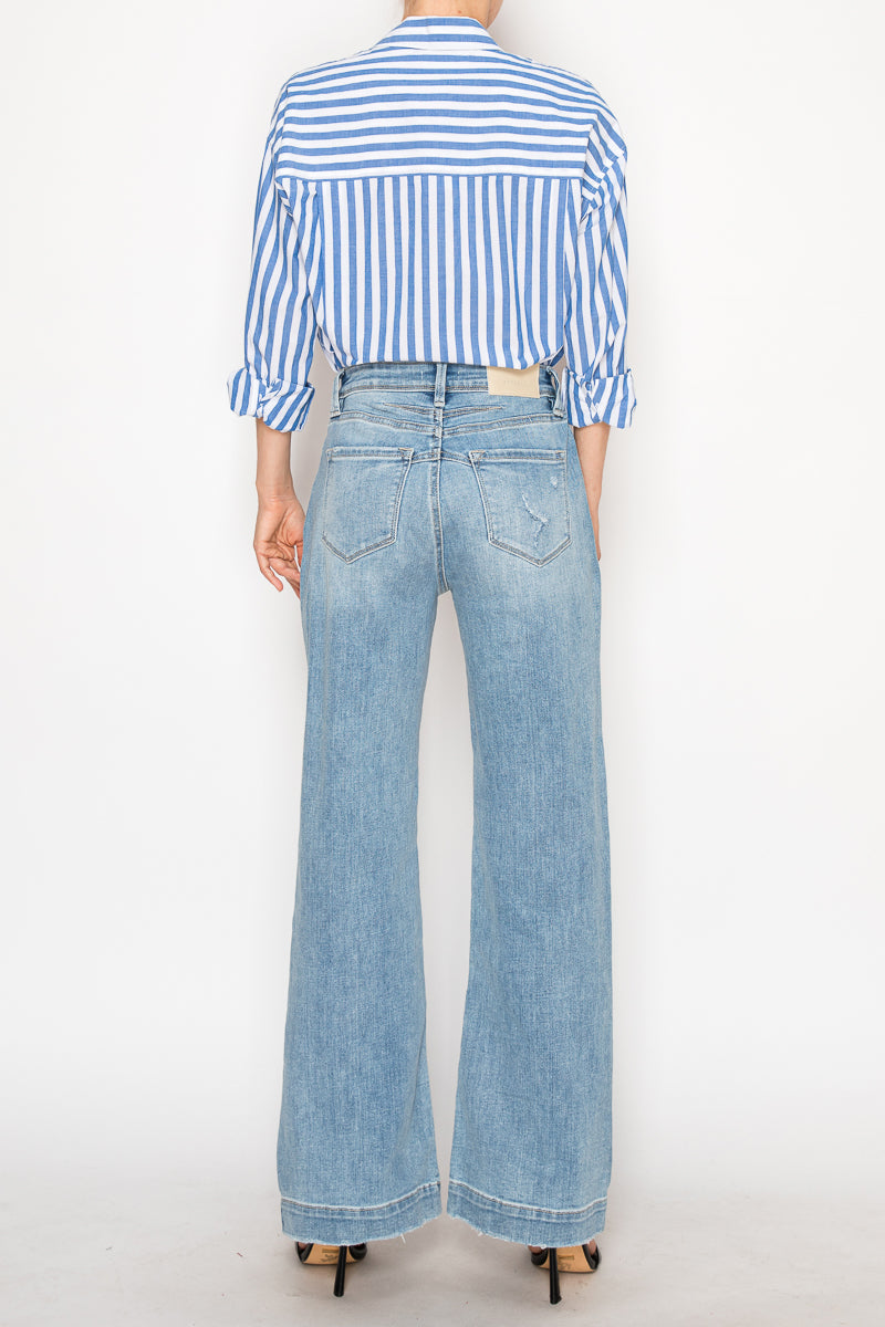 Corset Ultra High Rise Modern Wide Jeans