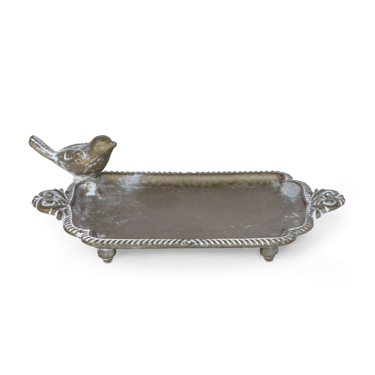 Antique Brass Bird Soap Dish