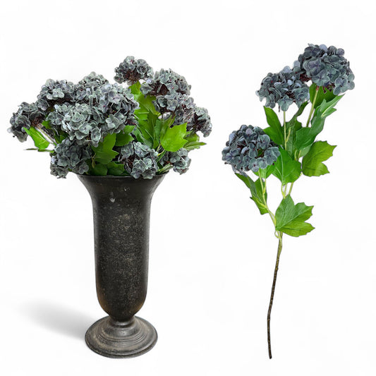 Blue Hydrangea Cluster Stem