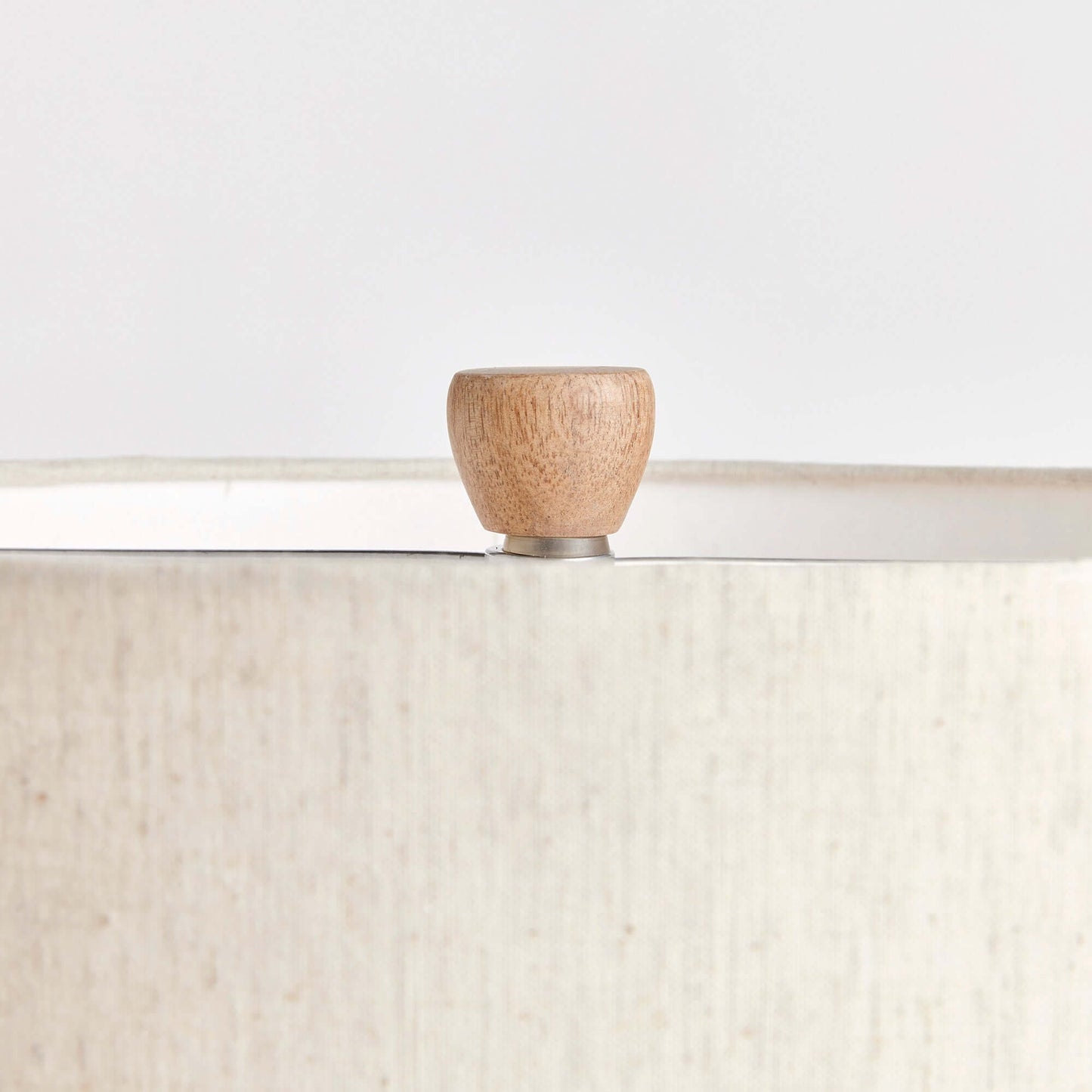 Vintage-Style Cream Ribbed Table Lamp with Linen Shade