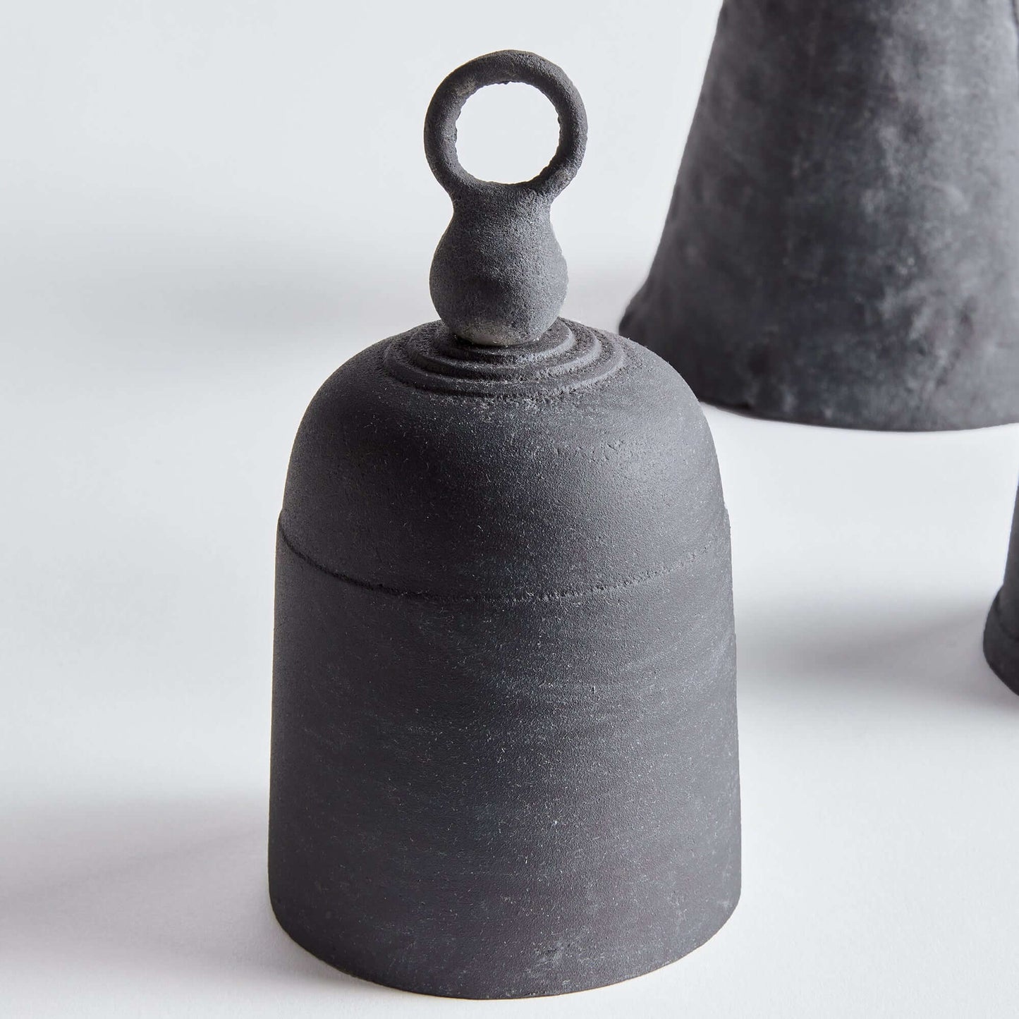 Antique Metal Bells with Weathered Zinc Finish (Set of 3)