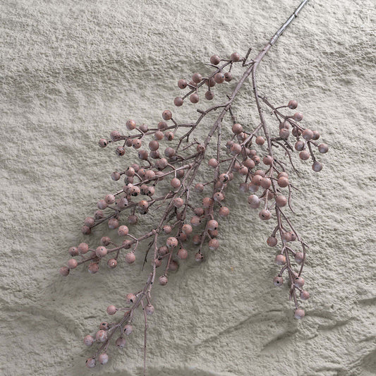 Faux Dried Berry Branch for Rustic Home Décor