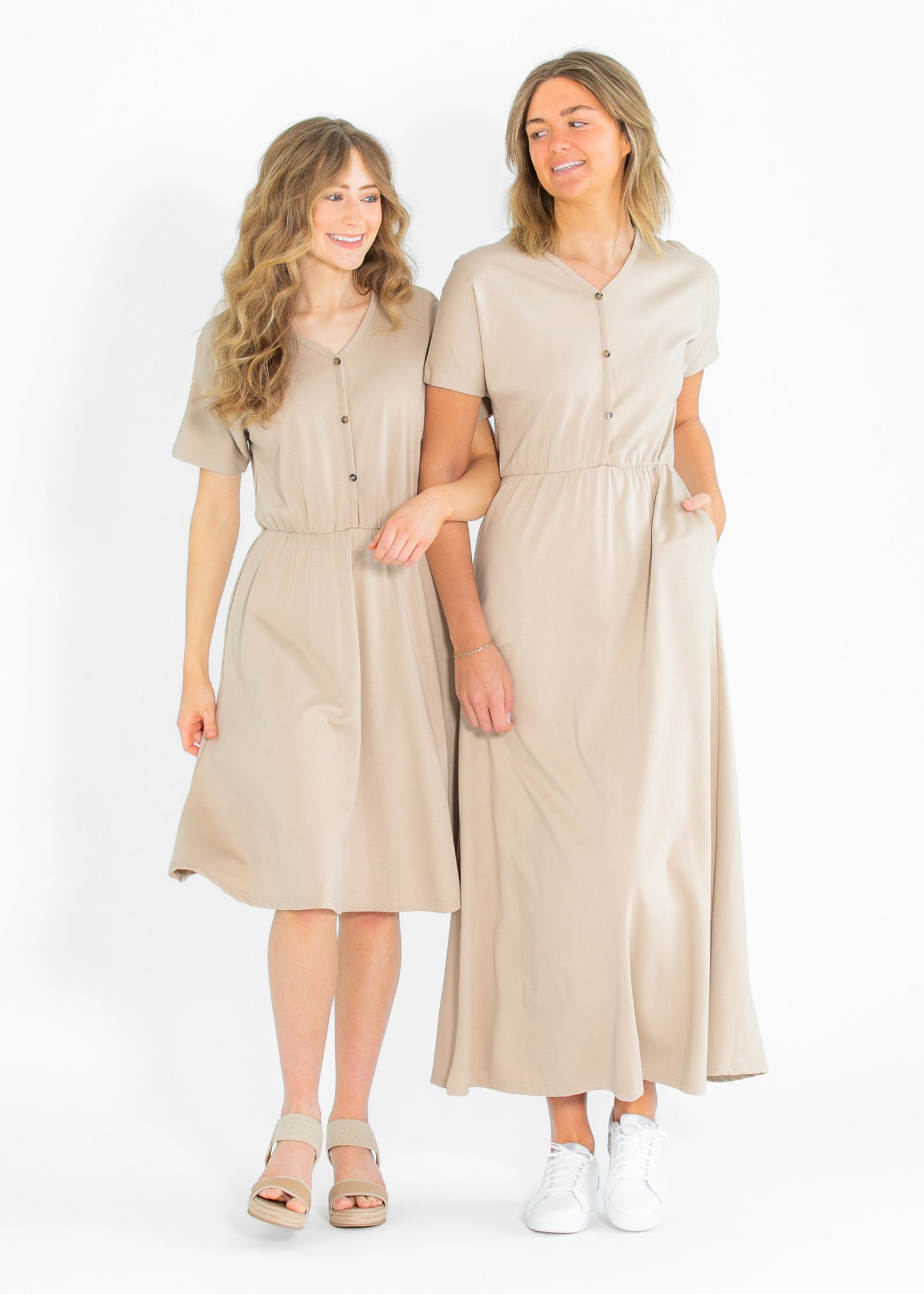 Ella Cinched Waist Maxi Dress