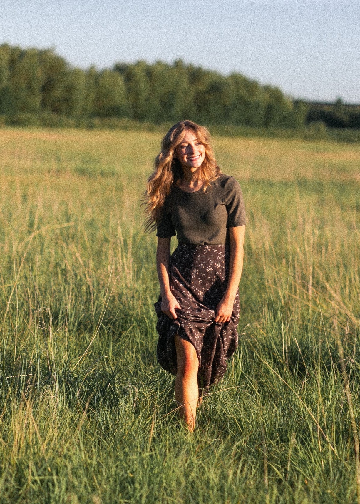 Essential Ribbed Half Sleeve Top