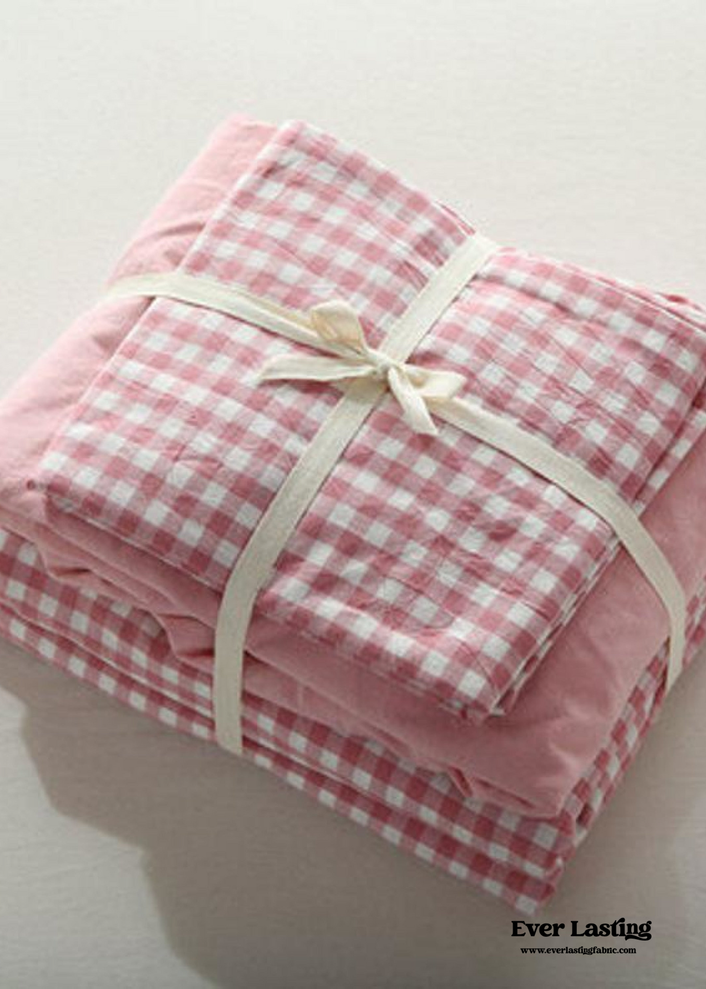 Gingham Bedding Set / Green