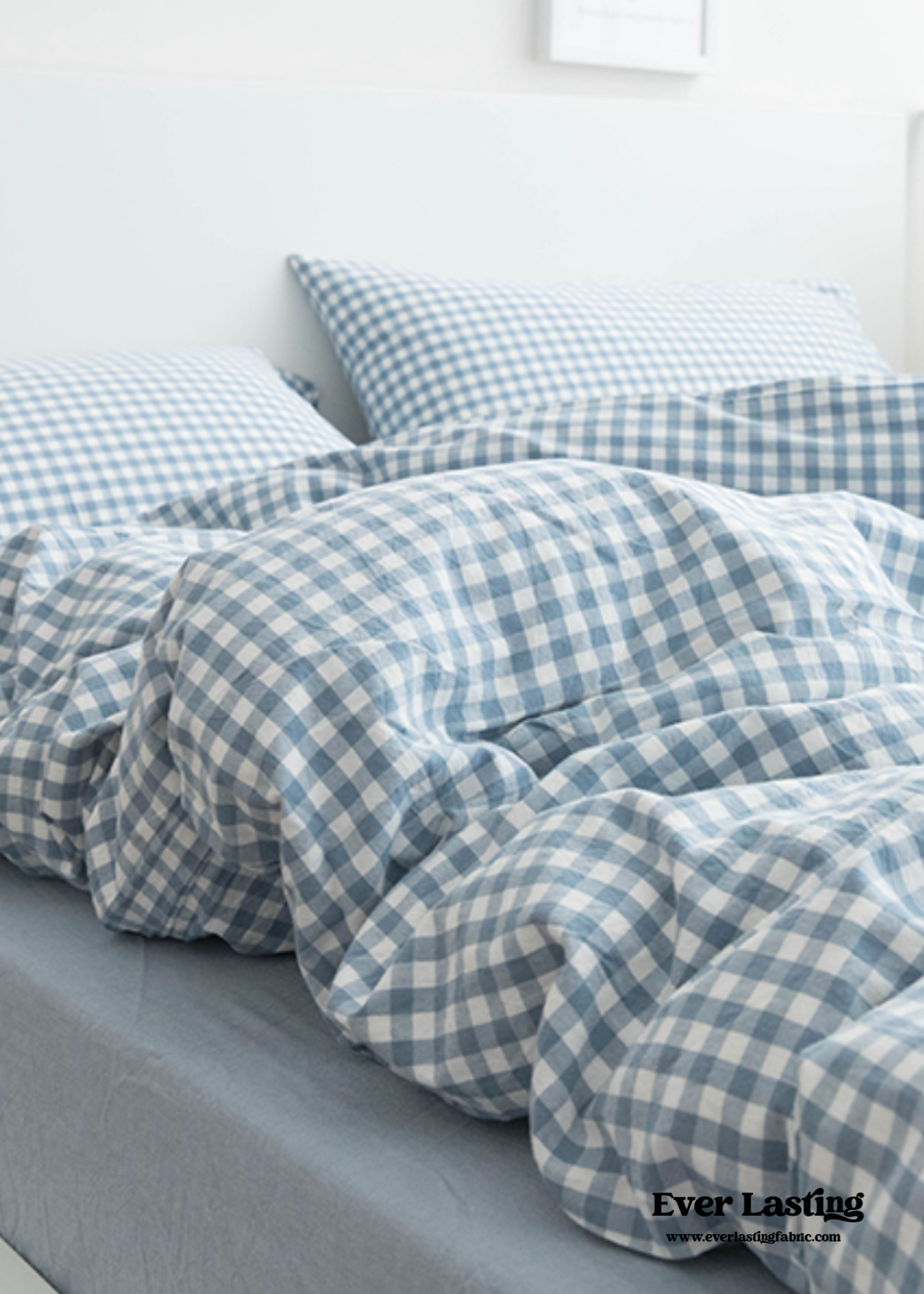 Gingham Bedding Set / Green