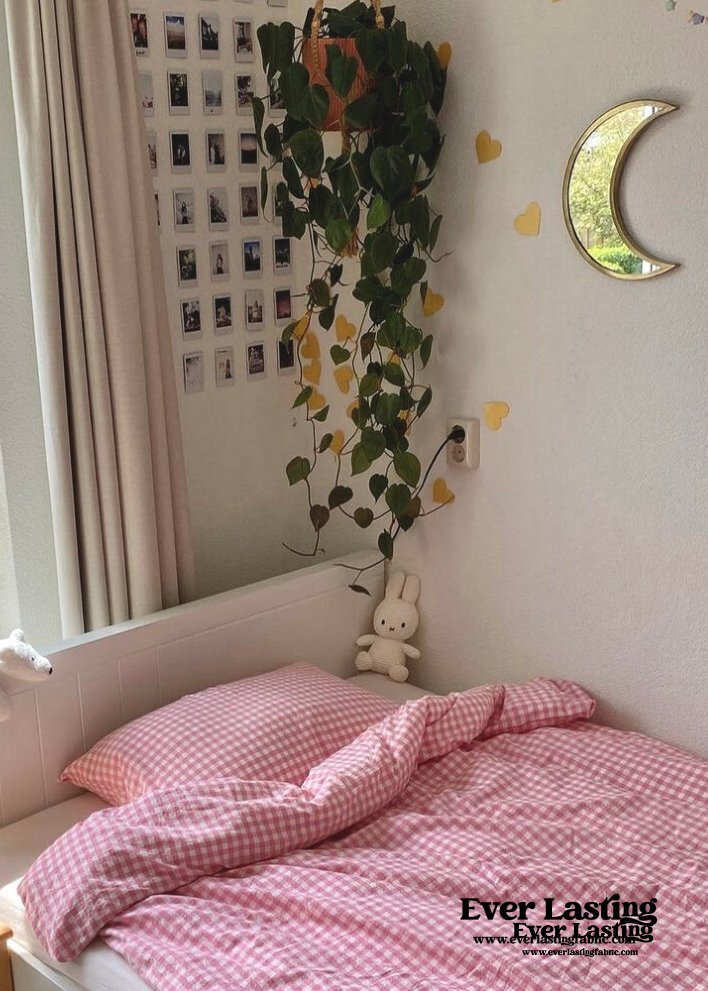 Gingham Bedding Set / Green