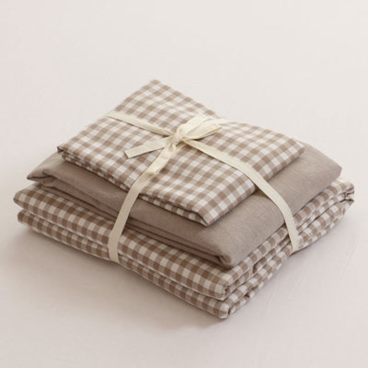 Gingham Bedding Set / Green