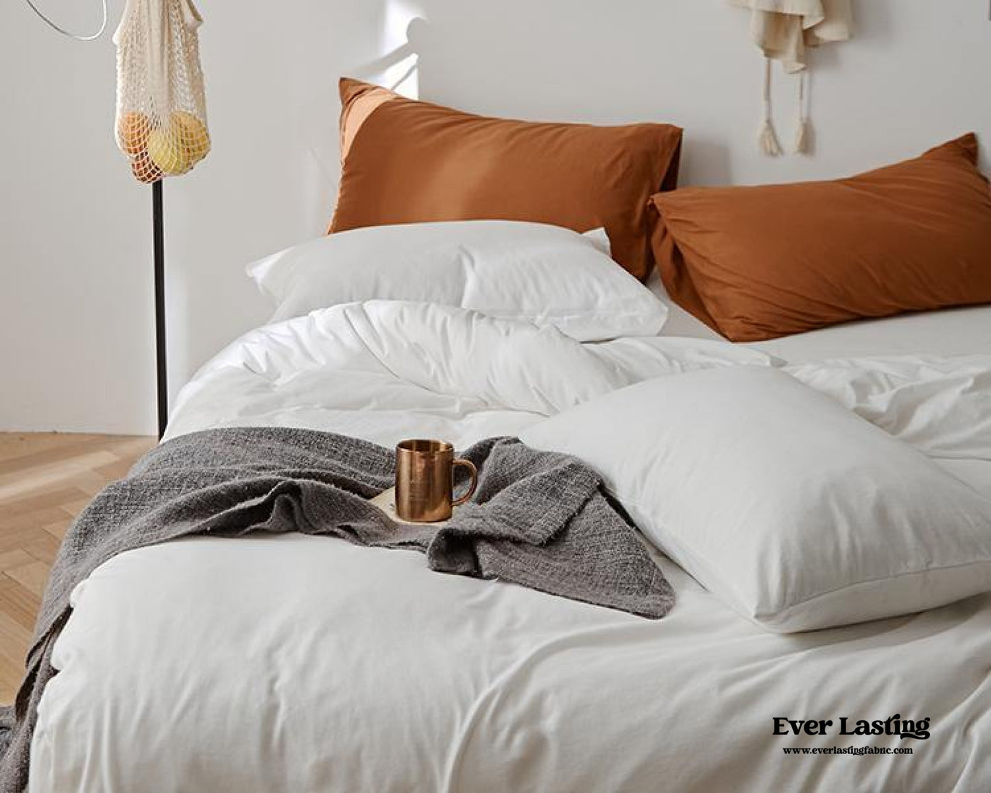 Solid Duvet Cover / Beige