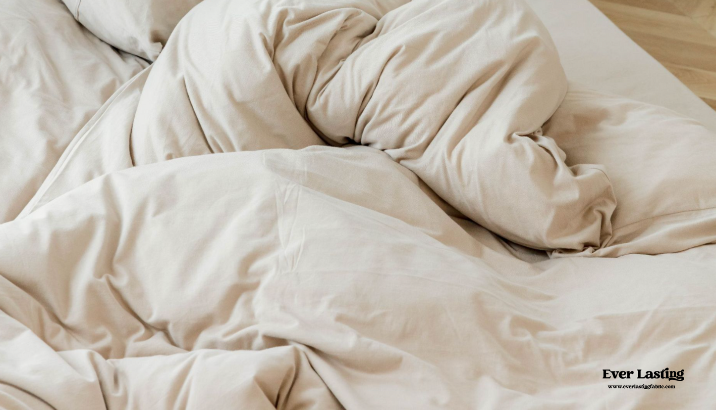Solid Duvet Cover / Beige