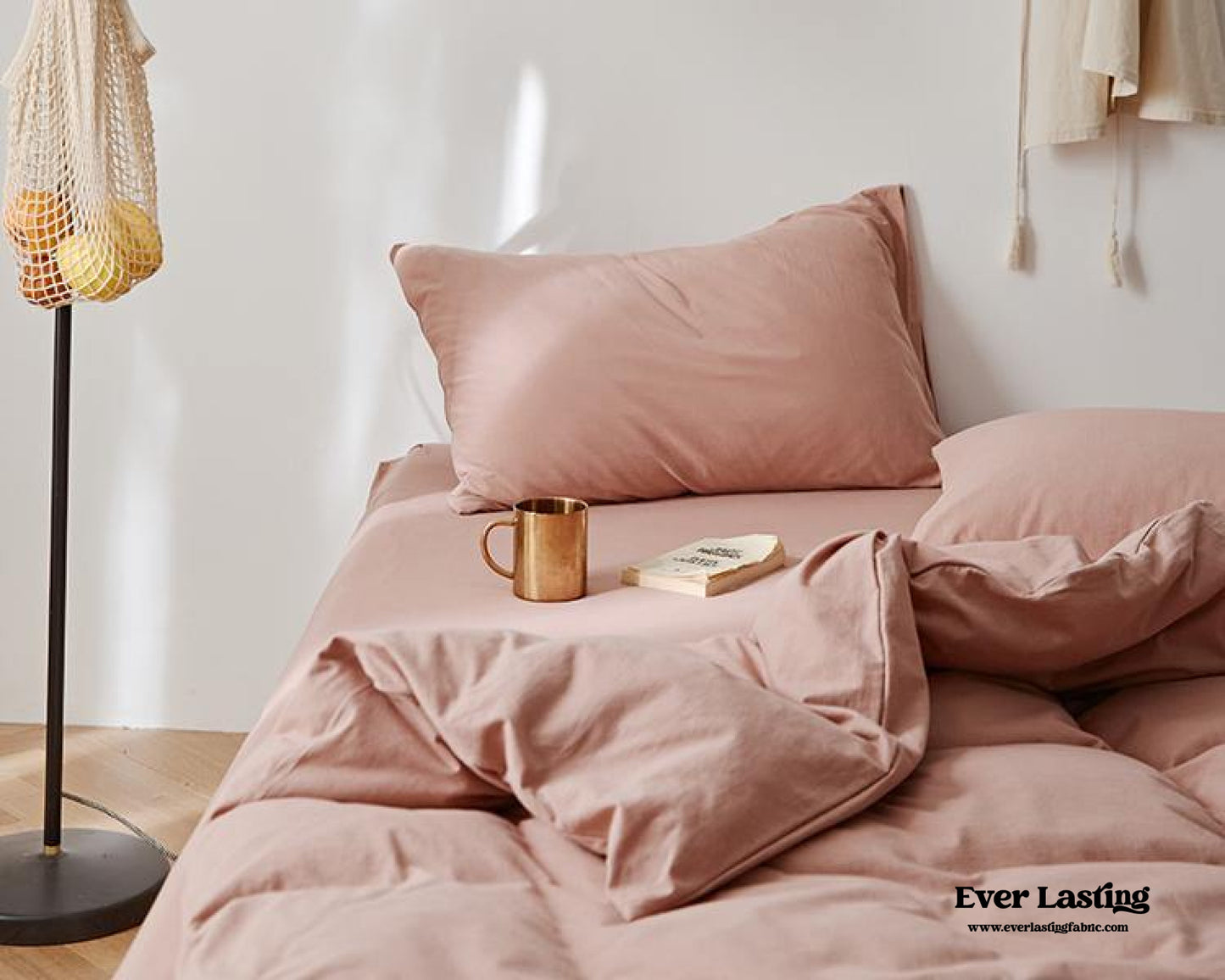 Solid Duvet Cover / Beige