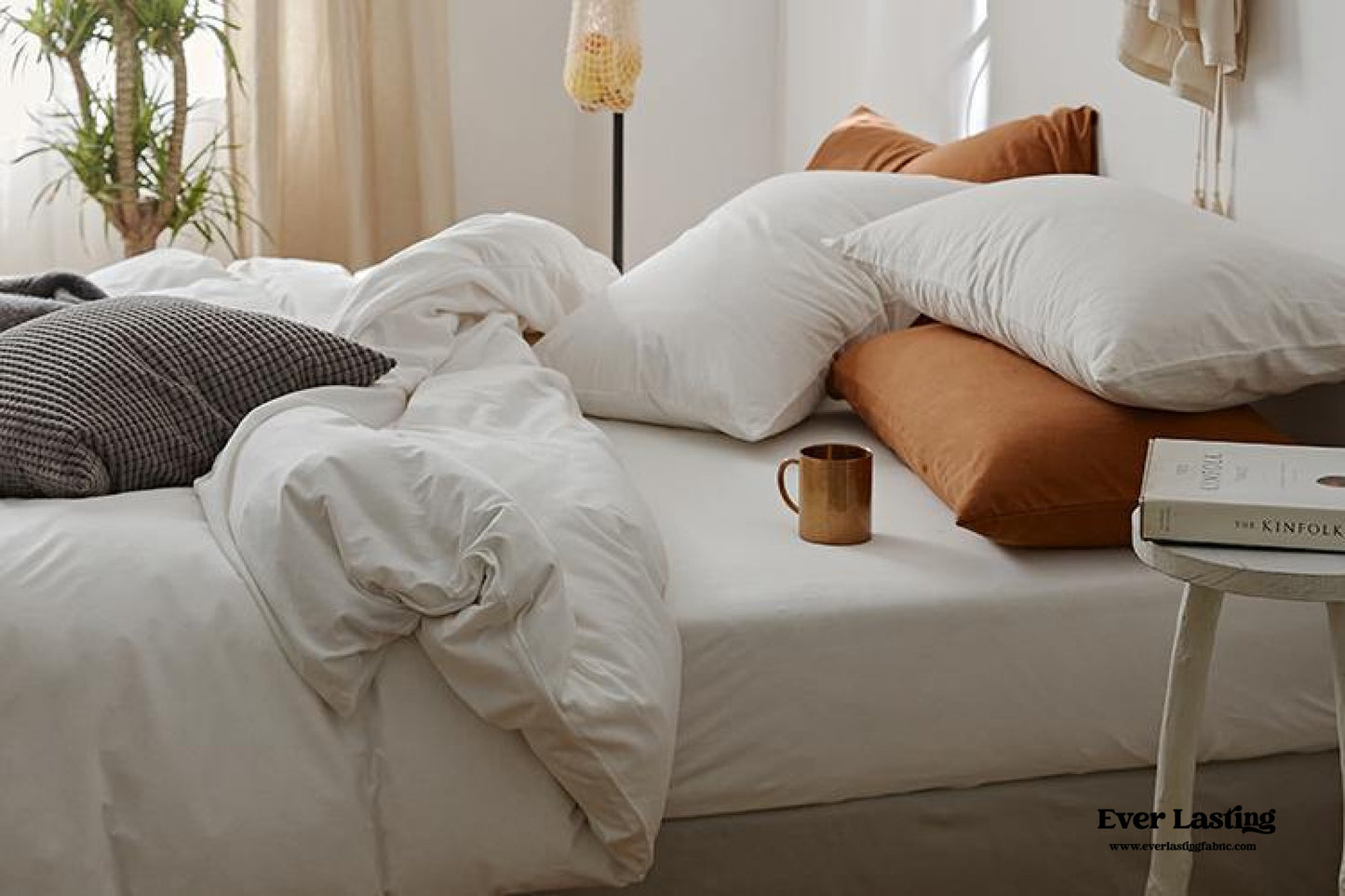 Solid Duvet Cover / Beige