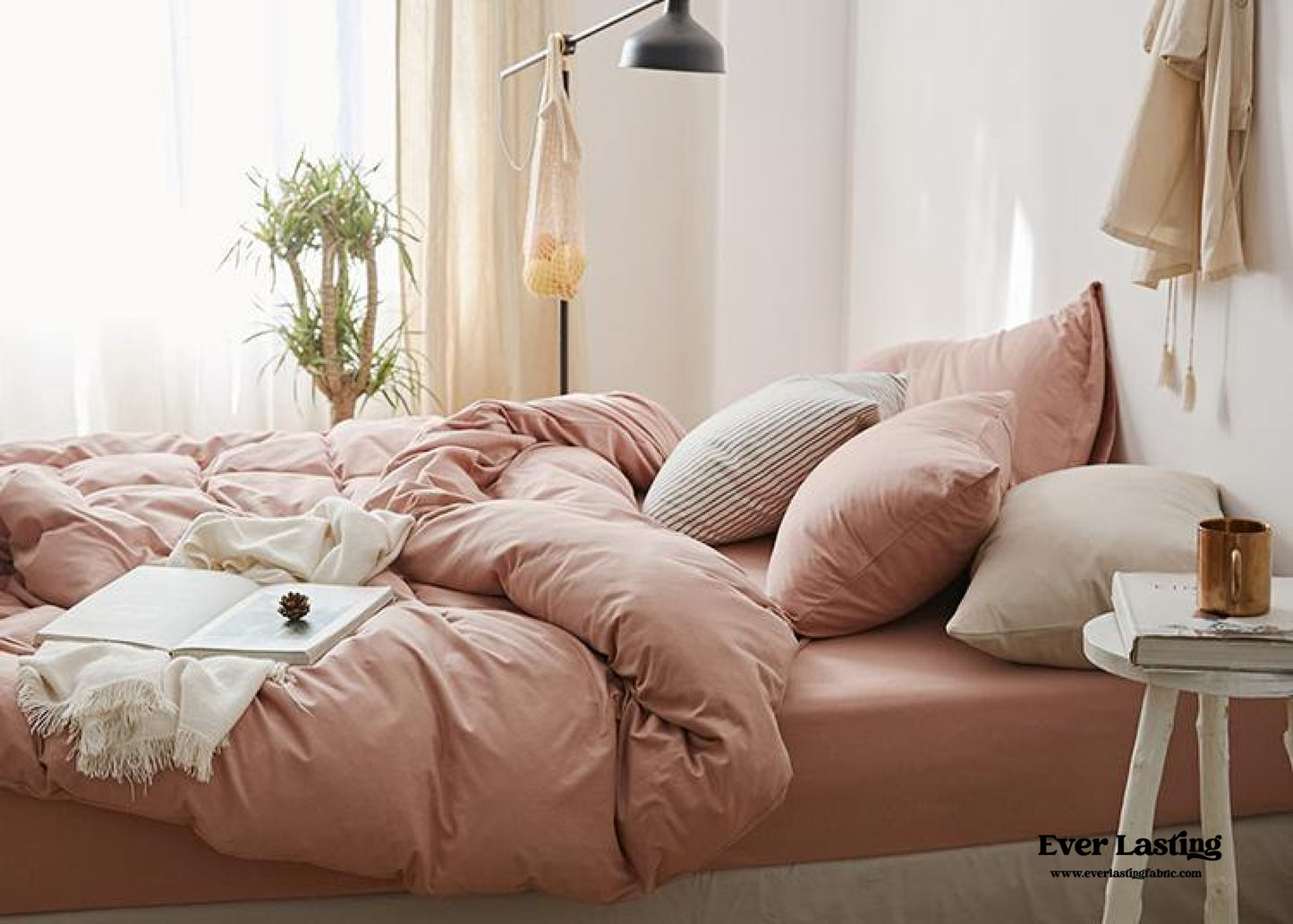 Solid Duvet Cover / Beige