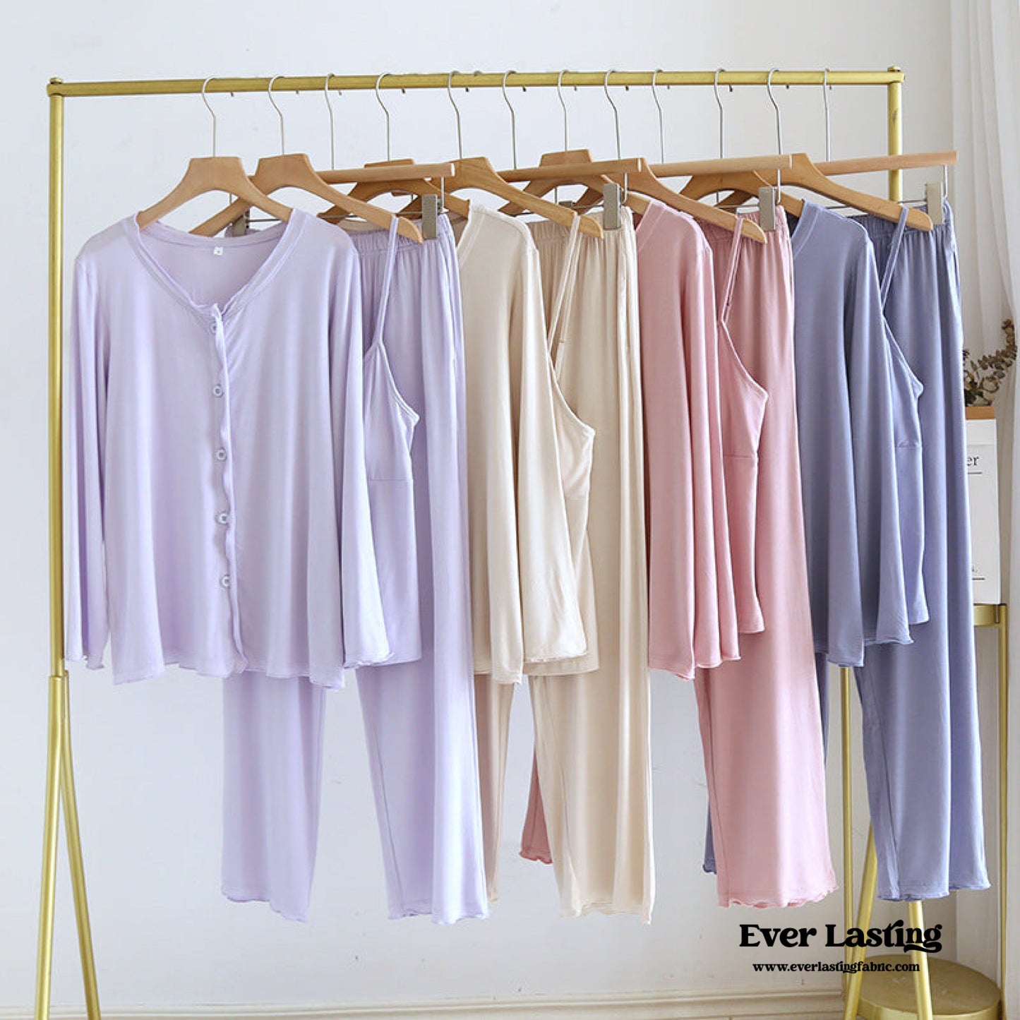 Solid Modal Pajama Set