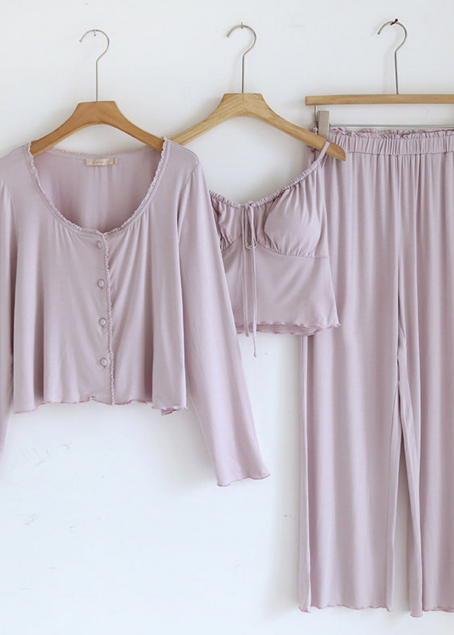 Solid Pajama Set / Purple