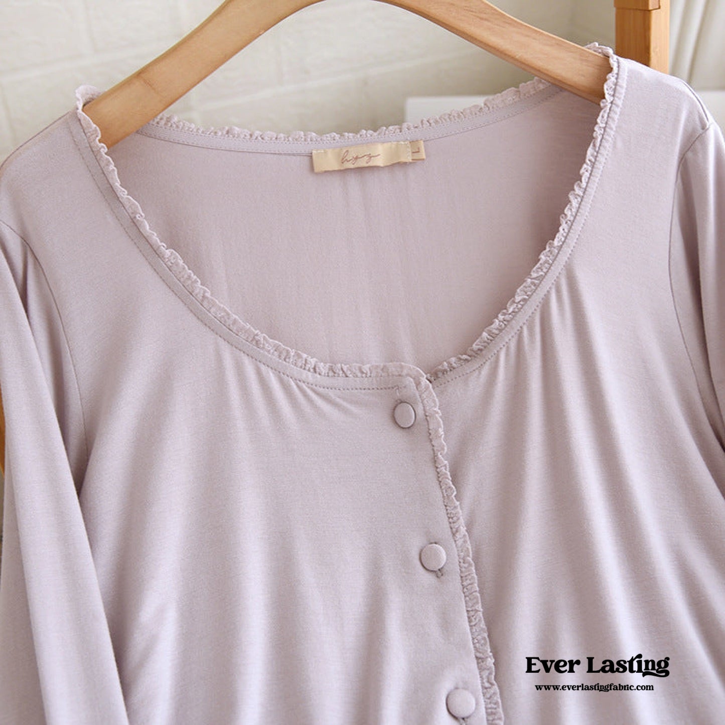 Solid Pajama Set / Purple